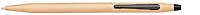 Stylo bille Cross, série Classic Century Or rose brossé BKT