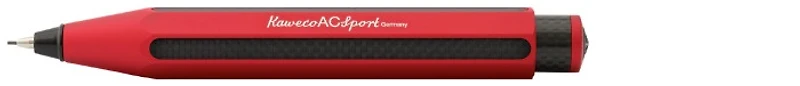 Kaweco Mechanical pencil, AC Sport series Red/Carbon 0.7mm
