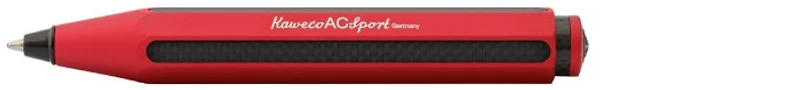 Stylo bille Kaweco, série AC Sport Rouge/Carbone