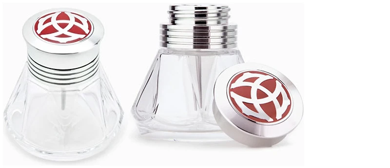 Encrier TWSBI, série Diamond 50 Poli AL/Translucide