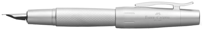 Stylo plume Faber-Castell, série E-motion Pure Argent