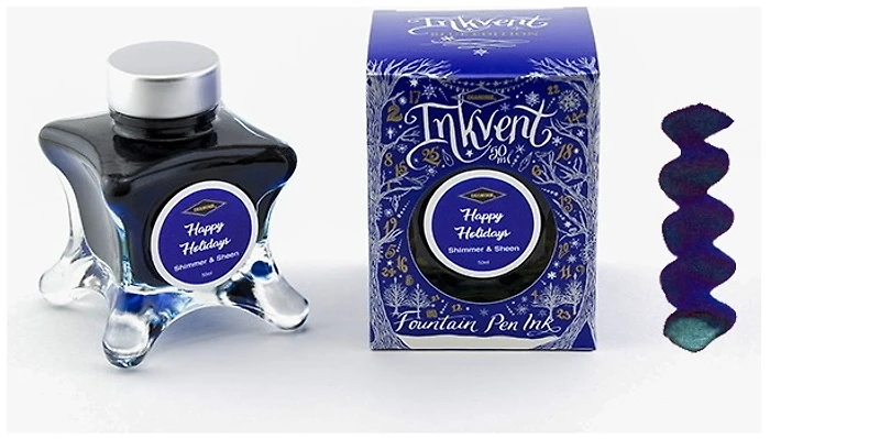 Diamine Ink bottle, Inkvent series Happy Holidays ink (50ml)