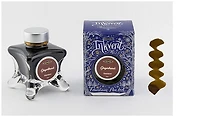 Bouteille d'encre Diamine, série Inkvent Encre Gingerbread (50ml)