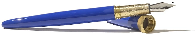 Stylo plume Ferris Wheel Press, série The Brush Fountain Pen Minuit céruléen (Pointe en acier inoxydable)