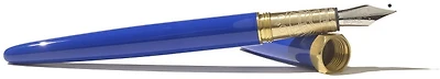 Stylo plume Ferris Wheel Press, série The Brush Fountain Pen Minuit céruléen (Pointe en acier inoxydable)