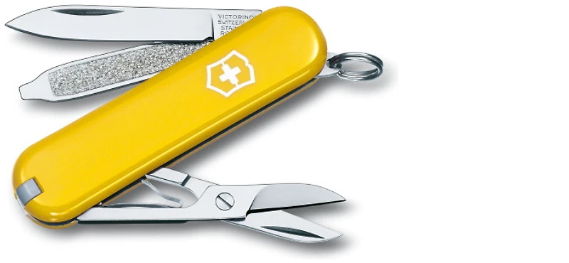 Victorinox Knife, Small Pocket Knives series Yellow (Classic SD)