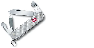 Couteau Victorinox, série Moyens couteaux de poche Alox argenté (Cadet)