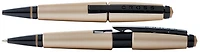Stylo bille roulante rétractable Cross, série Edge Noisette BKT