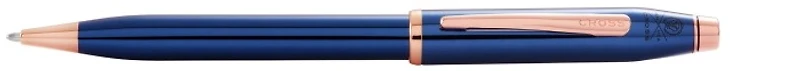 Stylo bille Cross, série Century II Bleu cobalt PGT