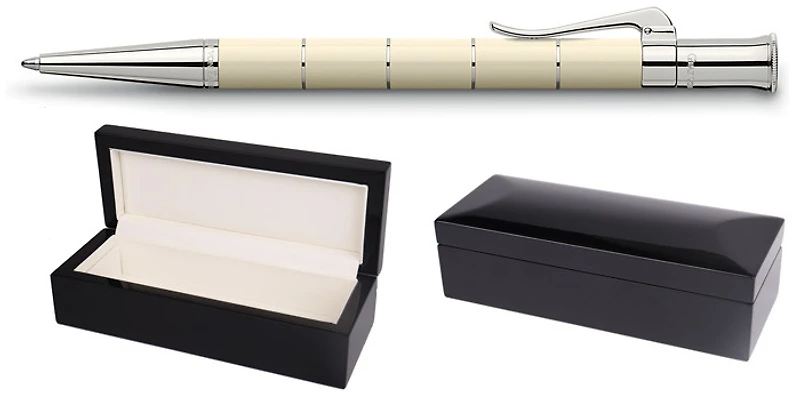 Stylo bille Faber-Castell, série Classic Anello Ivoire Second Hand