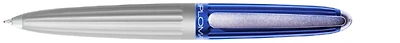 Stylo bille Diplomat, série Aero Bleu/Argent