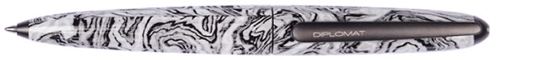 Diplomat Ballpoint pen, Aero series Black & White (Volute)