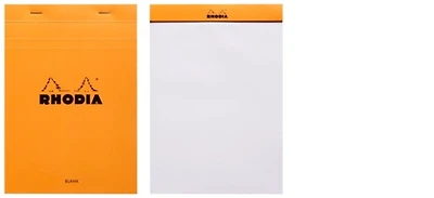 Rhodia Note pad, Basics series Orange (#16-Blank)