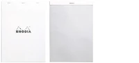Rhodia Note pad, Basics series White (#18-Squared grid)