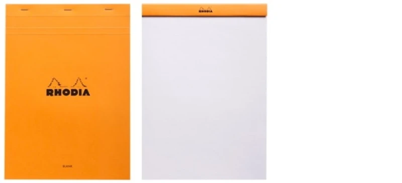 Rhodia Note pad, Basics series Orange (#18-Blank)