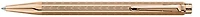 Stylo bille Caran d'Ache, série Ecridor Chevron Or rose