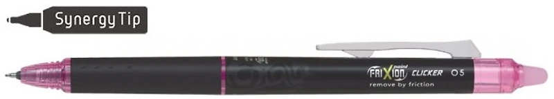 Pilot Gel Pen, Frixion Point Clicker series Pink ink