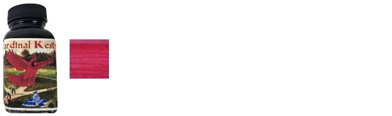 Noodler's Ink Ink bottle, Ink series Red ink (Cardinal Kestrel)