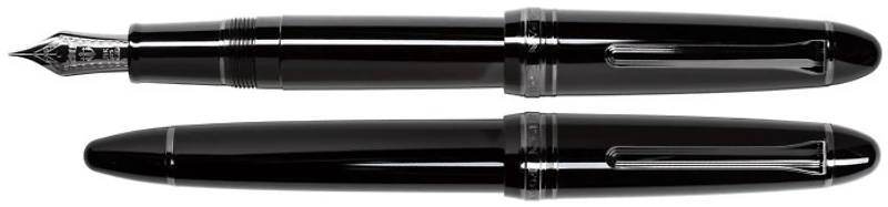Stylo plume Sailor, série 1911 Trinity Noir (Large, pointe 21kt)