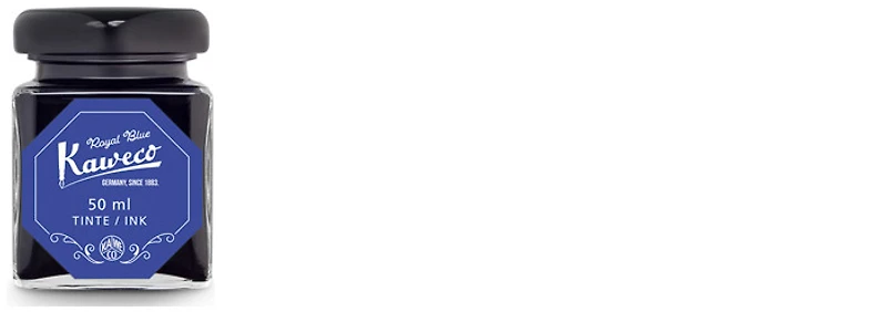 Bouteille d'encre Kaweco, série Recharge & encre Encre "Royal Blue" 50ml