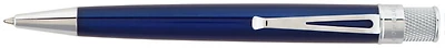 Stylo bille roulante rétractable Retro 51, série Tornado Classic Lacquers Bleu foncé (True Blue)