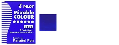 Pilot Ink cartridge, Parallel series Blue ink