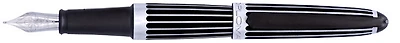 Diplomat Fountain pen, Aero series Black (Stripes)