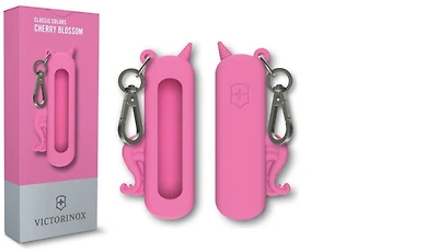 Étui Victorinox, série Classic Colors Rose (étui en silicone - licorne)
