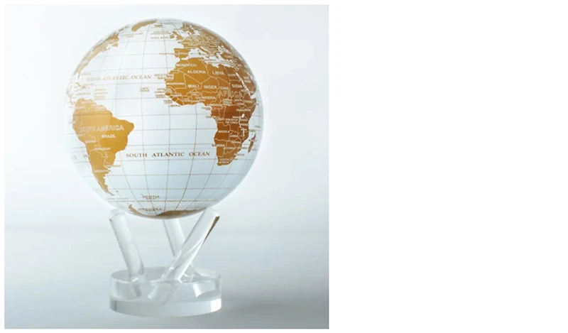 Globe MOVA International, série 4.5 pouces MOVA Globes Blanc