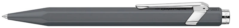 Stylo à bille roulante rétractable Caran d'Ache, série 849 Roller Gris