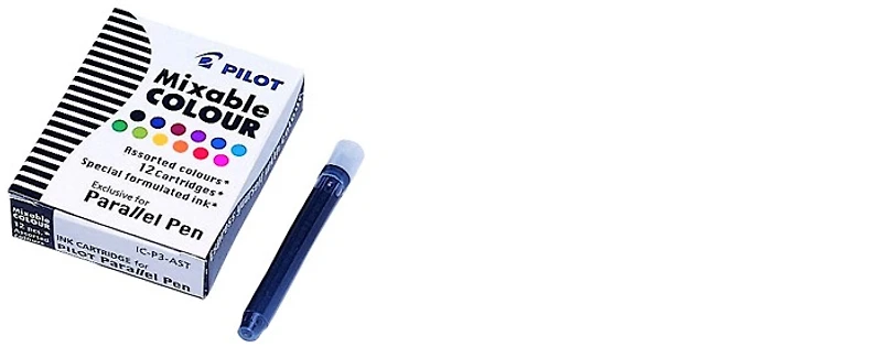 Cartouche d'encre Pilot, série Parallel Encre de couleur mélangée