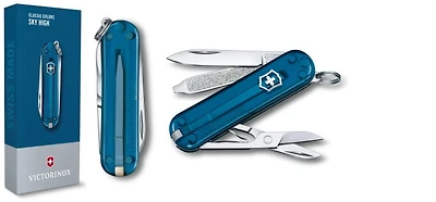 Couteau Victorinox, série Classic Colors Sarcelle translucide (Classic SD-Sky High)