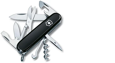 Couteau Victorinox, série Moyens couteaux de poche Noir (Climber)