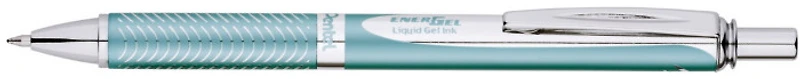 Pentel Retractable Gel pen, EnerGel Alloy series Aquamarine