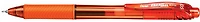 Pentel Retractable Gel pen, EnerGel-X series Orange ink (Needle tip)