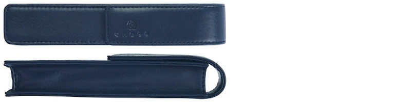 Cross Pen pouch, Leather series Midnight blue (Single)