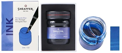 Sheaffer Ink bottle, Vintage series Renegade Blue ink (30ml)