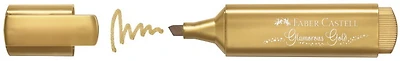 Faber-Castell Office Highlighter, Textliner 1546 Metallic series Glamourous Gold
