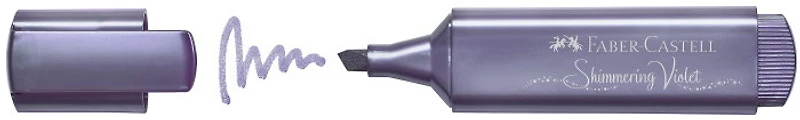Surligneur Faber-Castell Office, série Textliner 1546 Metallic Violet chatoyant