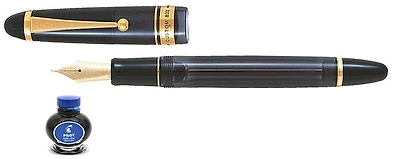 Pilot Fountain pen, Custom 823 series Black GT (Blue ink)