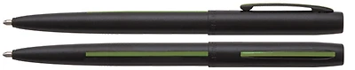 Stylo bille Fisher Spacepen, série Economy Noir/Vert (First responders)