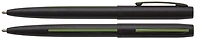 Stylo bille Fisher Spacepen, série Economy Noir/Vert (First responders)