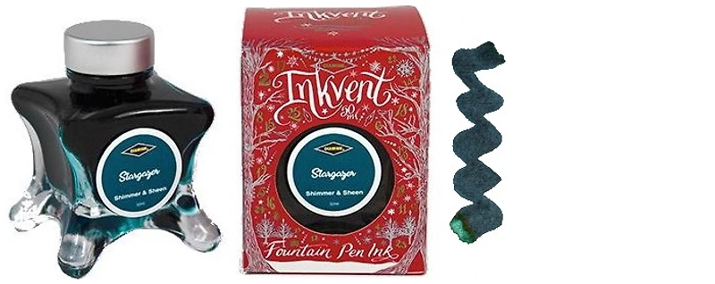 Diamine Ink bottle, Inkvent Red Edition series Stargazer ink (50ml)