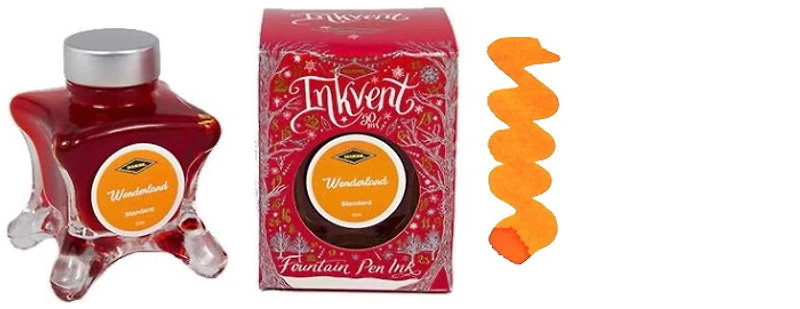 Diamine Ink bottle, Inkvent Red Edition series Wonderland ink (50ml)