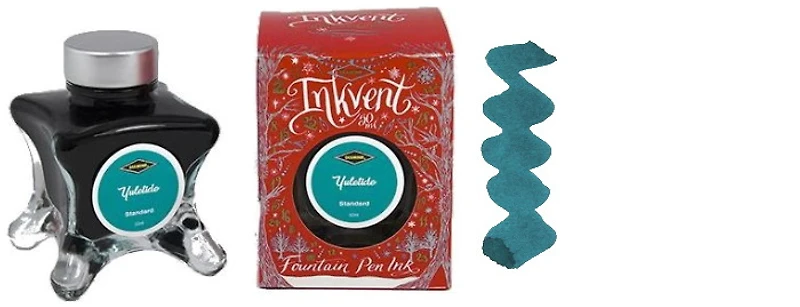 Bouteille d'encre Diamine, série Inkvent Red Edition Encre Yuletide (50ml)