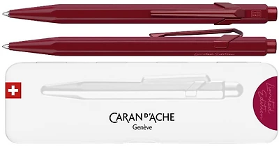 Stylo bille Caran d'Ache, série 849 Claim Your Style Ltd Edt IV Rouge Grenat