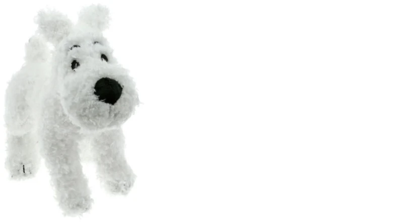 Tintin Luxury soft toy, Snowy (20 cm) without box