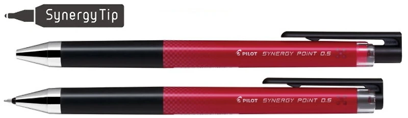 Pilot Gel Pen, Synergy Point series Red ink