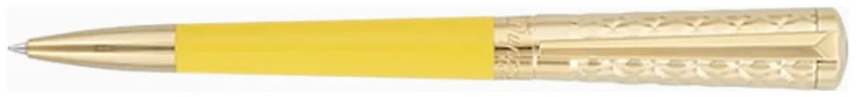 Dupont, S.T. Ballpoint pen, Liberté series Yellow/Gold (Vanilla)