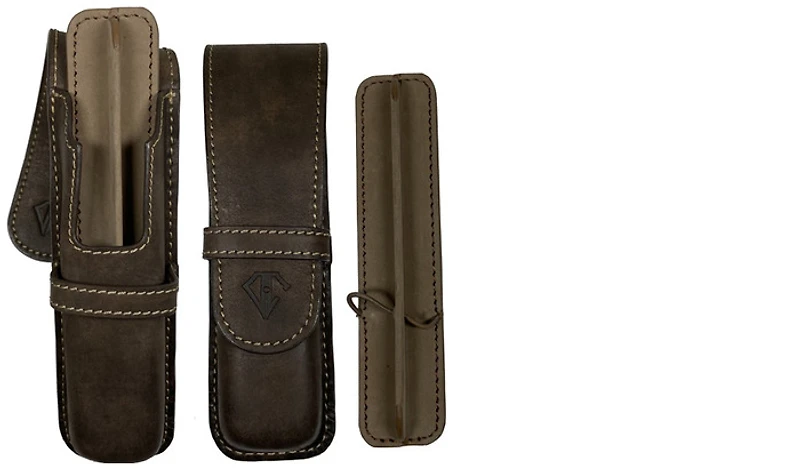 Étui Dee Charles, série 2 Pen Box Cuir brun (Rawhide Gold)